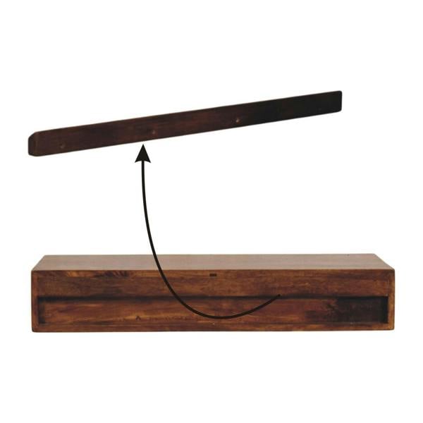 Artisan Furniture Lunar 2 Drawer Chestnut Wall Mounted Console