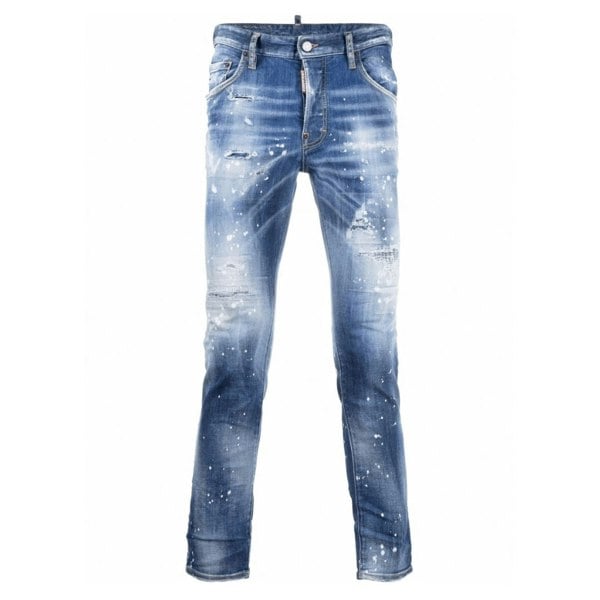 DSQUARED2 S74LB1060 S30789 SKATER JEAN 470 NAVY BLUE JEANS Mens 46