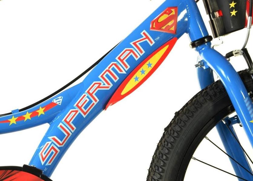 Dino Bikes Dino Superman Kids 20" Wheel Bike - Blue/Red