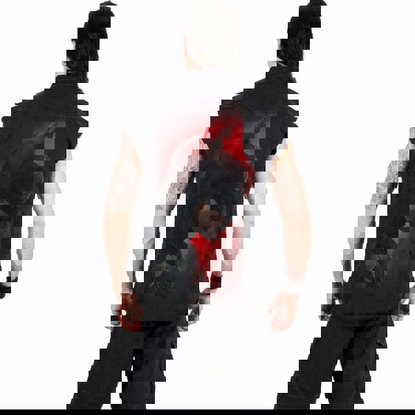 Spiral Direct THE BATMAN - PROFILE LOGO - Sleeveless Stone Washed Worker Black