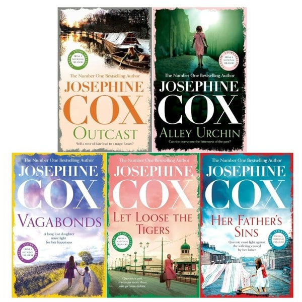 Josephine Cox Queenie and Emma Grady Sagas 5 Book Set Her Father's Sins & more