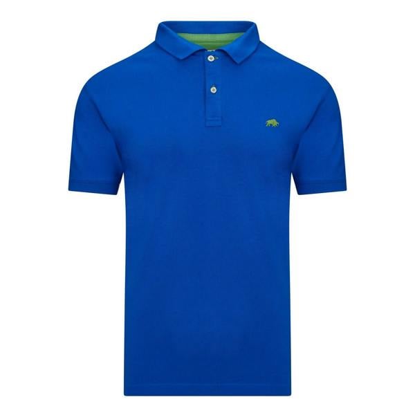 Raging Bull Mens Classic Organic Polo Shirt - Cobalt Blue