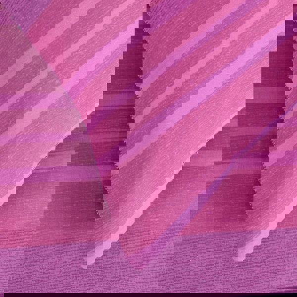 Smart Living Reversible Polycotton Textured Stripe Duvet Cover and Pillowcase Set - Purple