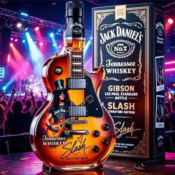 Obasyhig Rock Guitar Whisky Bottle