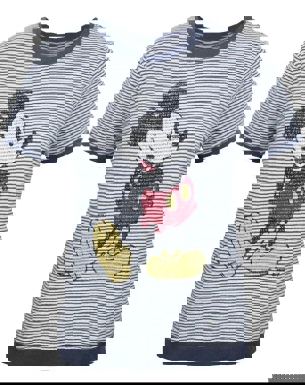 Junk Food Clothing Womens Blue Mickey Mouse Jumper