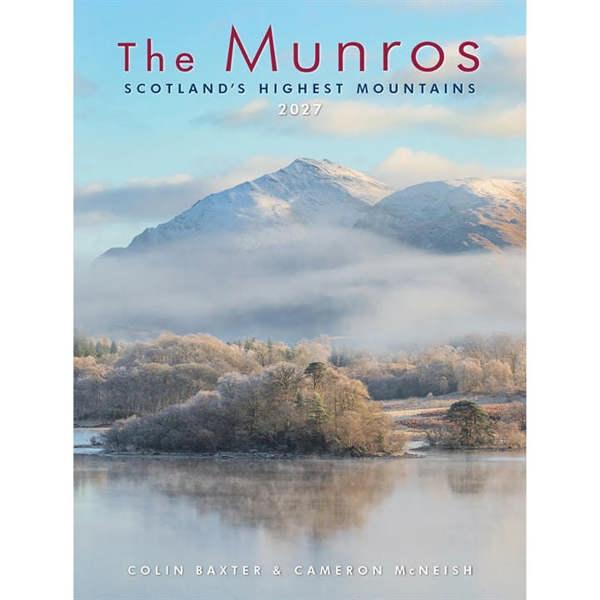 Colin Baxter, The Munros A3 Deluxe Calendar 2027, Deluxe Calendars, Month To View, Travel, Gift