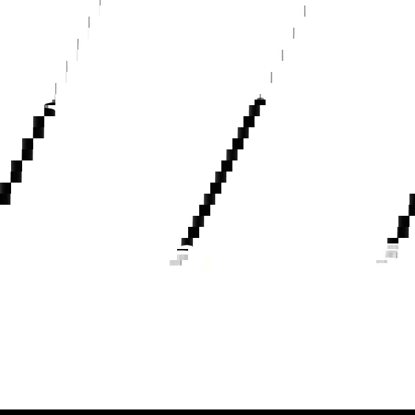 Milagro Carbon Black LED Pendant Lamp 3X5W Eye Catching Contemporary Cylindrical Lights With Built In Low Consumption Light Source