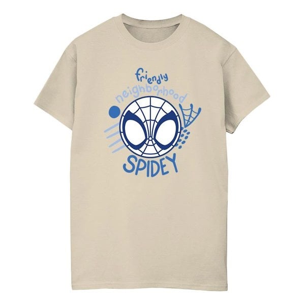 Marvel Boys Spidey And His Amazing Friends Neighbourhood T-Shirt - Sand