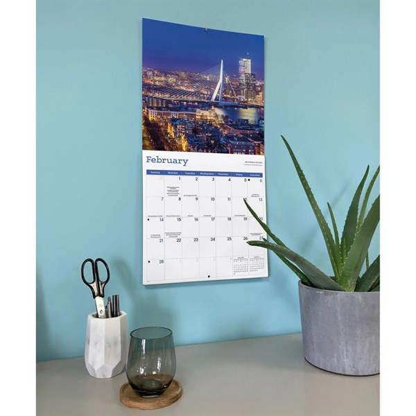 Europe The Netherlands Calendar 2027, Wall Calendars, Month To View, Travel, Gift