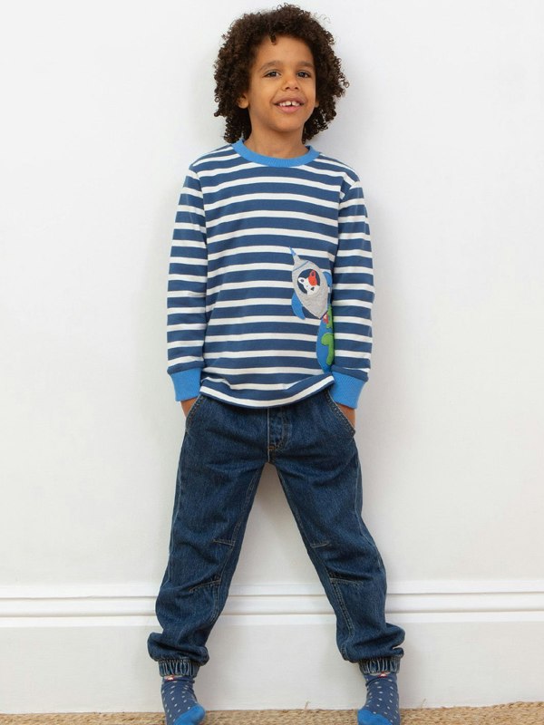 Kite Boys Organic Space Pup Sweatshirt