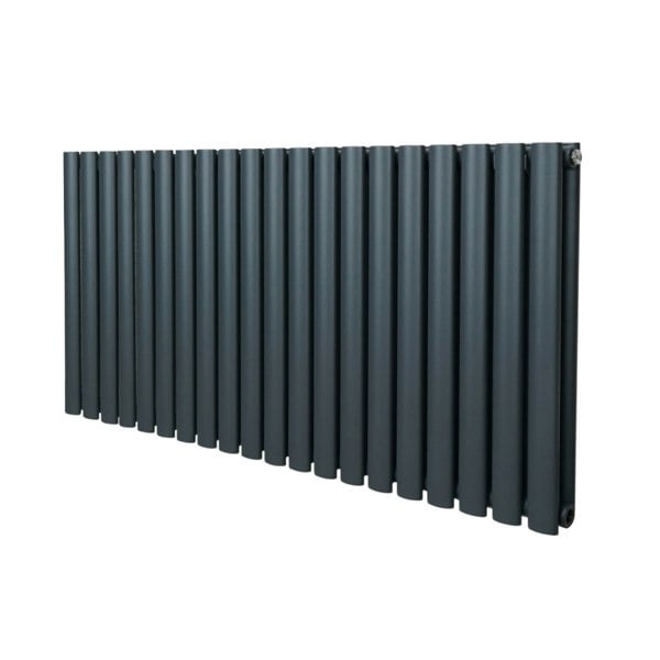 Monstershop Oval Column Radiator – 600mm x 1200mm – Anthracite Grey