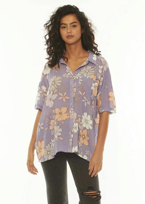Sisstrevolution Stay Stoked SS Woven Top