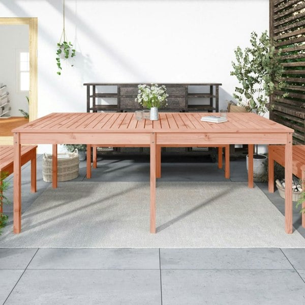 Berkfield Garden Table 203.5x100x76 cm Solid Wood Douglas