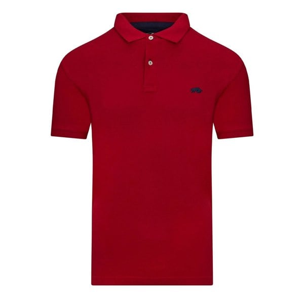 Raging Bull Mens Classic Organic Polo Shirt - Red