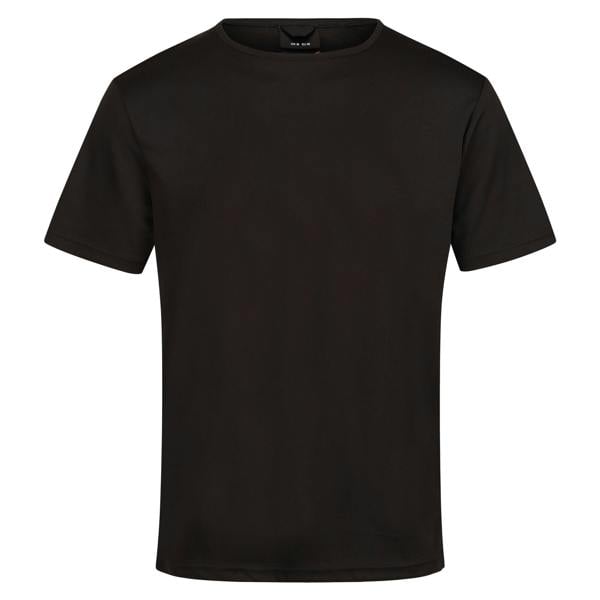 Regatta Professional Mens Reflective Moisture Wicking T-Shirt - Black