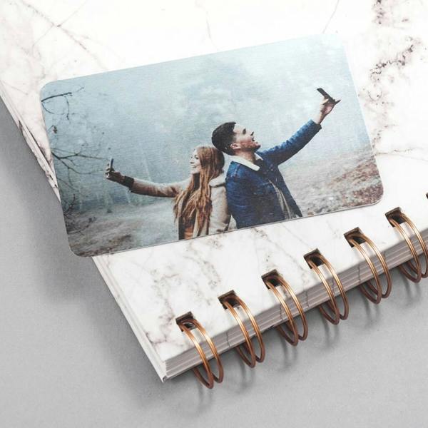 Personalised Favourite Memory Metal Wallet Insert - alternative angle
