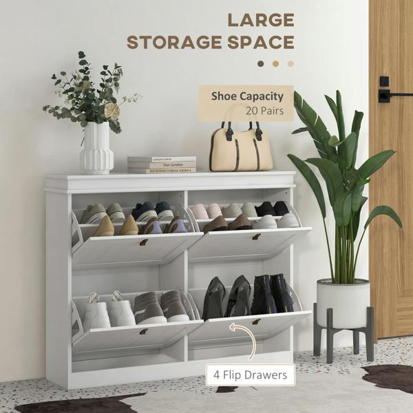 Flip-down Shoe Cabinet