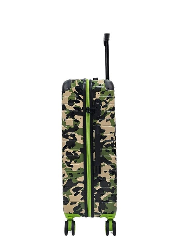 TruClothing Camo Print Hard Case Shell Suitcase