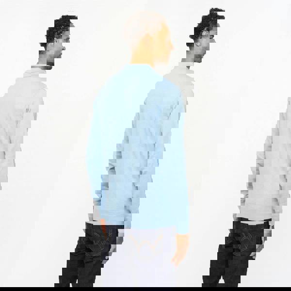 Gabicci V55GK08 Mens Francesco Long Sleeve Plain Knitted Three Button Polo Gabicci Vintage - ICEBERG