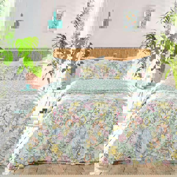 Furn Taormina Floral Duvet Cover Set - Multicoloured