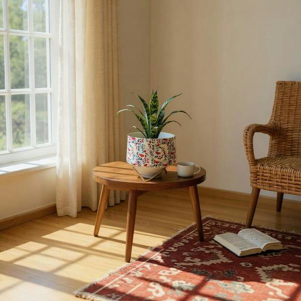 13CM PLANTER ON STAND