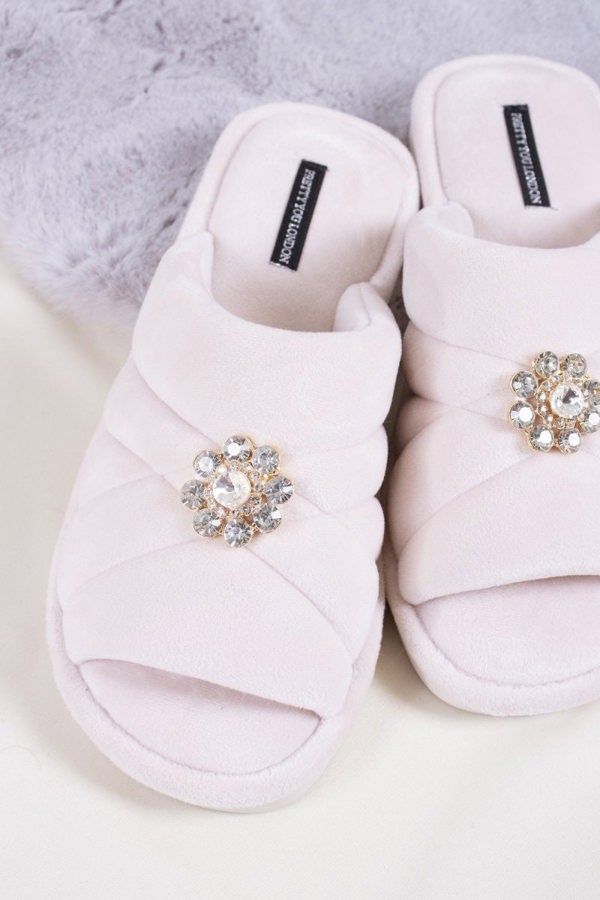 Faye Slippers in Powder Puff - Slippers
