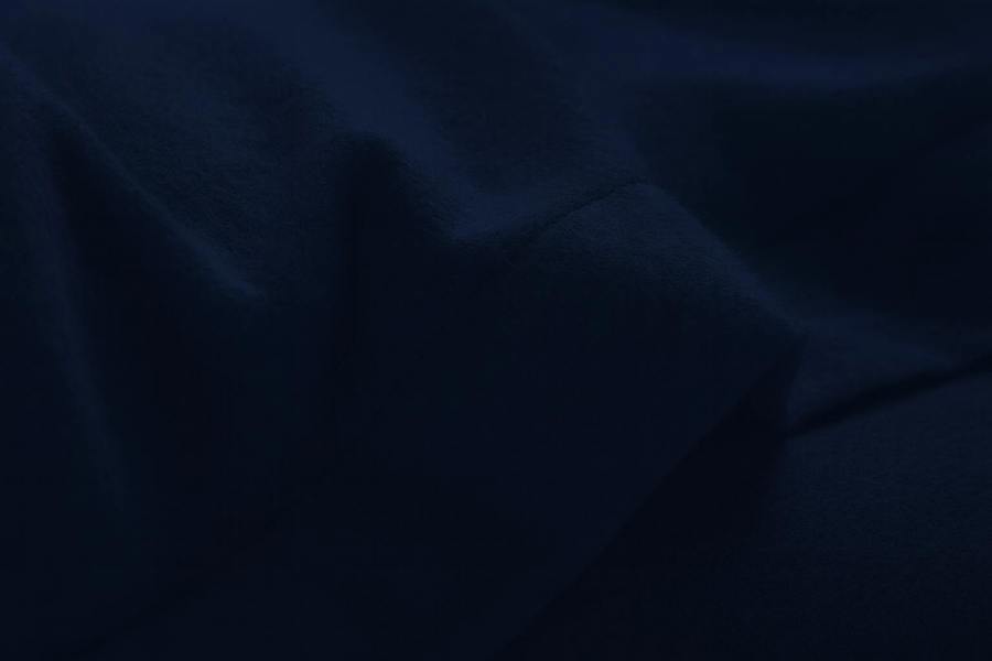 Brushed Cotton Plain Navy Duvet Cover Set