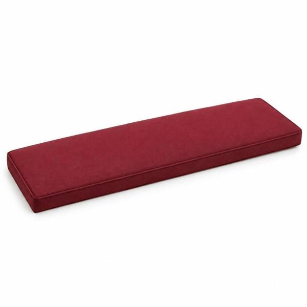 Samuel Alexander Charles Taylor Burgundy Waterproof Three Seater Base Cushion for wooden furniture