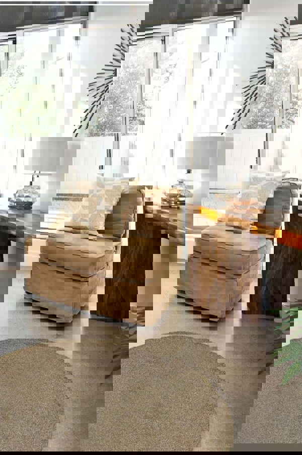 Eco-Friendly Recycled Low Pile Rug in Brown – The Rugs