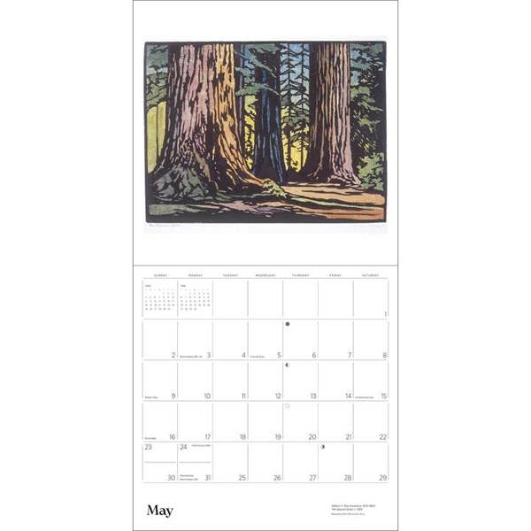 William S Rice, Arts & Crafts Block Prints Calendar 2027, Wall Calendars, Month To View, Art, Gift