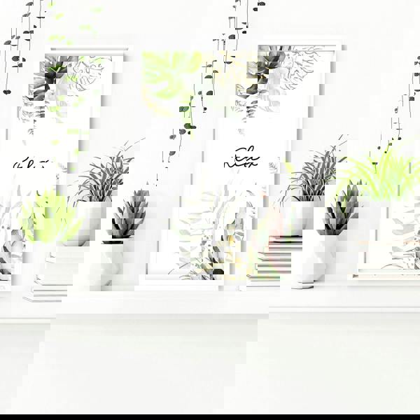 Bathroom with art | Set of 3 Tropical wall art prints