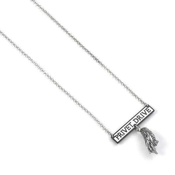 Harry Potter sterling silver Privet Drive Necklace with hedwig charm