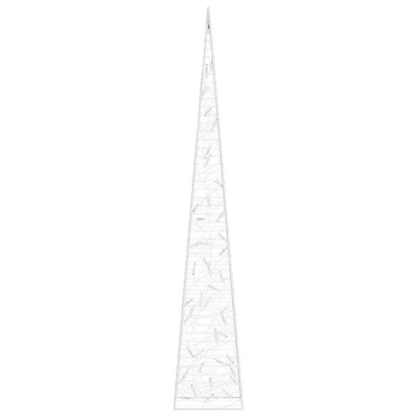 Berkfield Acrylic Decorative LED Light Cone Blue 90 cm