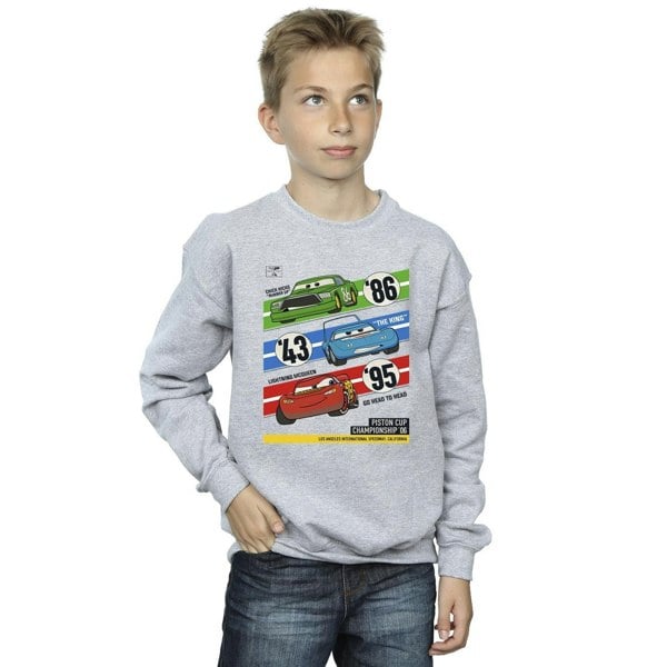 Disney Boys Cars Piston Cup Champions Sweatshirt - Sports Grey