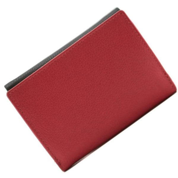 Mala Leather Bobbie Robin Bird Compact Leather Tri-Fold Purse