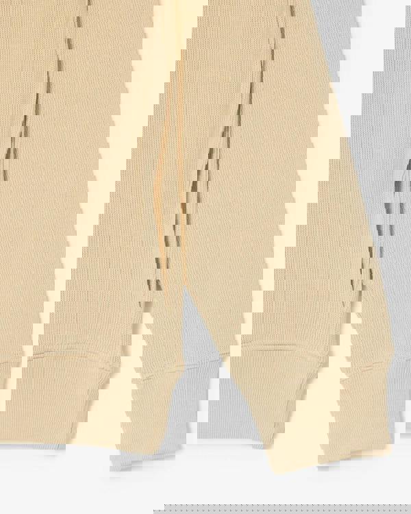 Lacoste Zippered Stand-Up Collar Cotton Sweatshirt - Millet 8XF