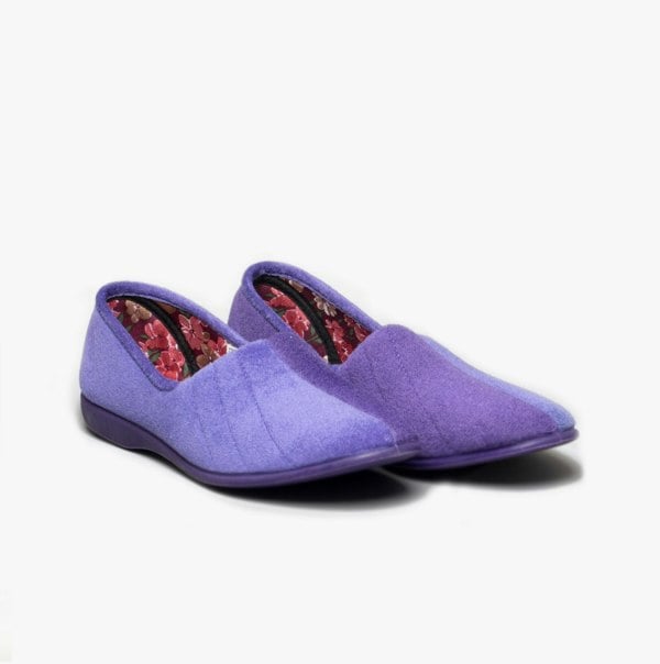 GBS AUDREY Slip On Womens Slippers Lilac