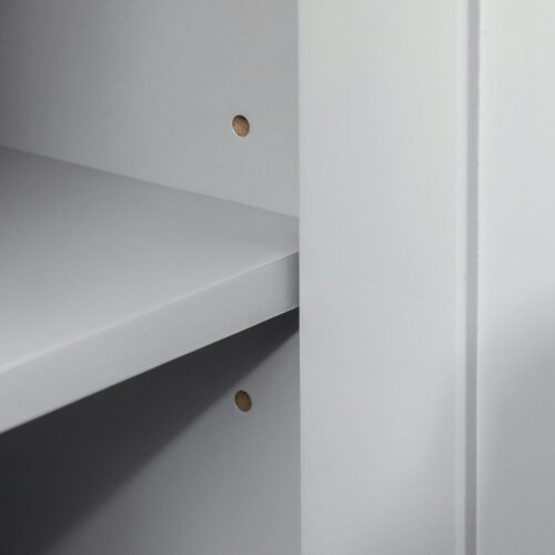 Wyld Haus Rola Grey Under Sink Vanity Storage Cabinet With Adjustable Internal Shelving