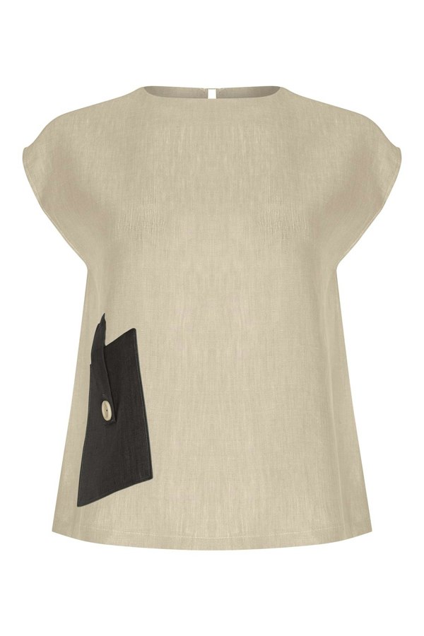 Bo Carter Emil Top - Beige