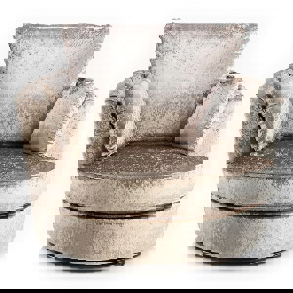 Furnishings For Less Crystal Crushed Velvet Swivel Chair