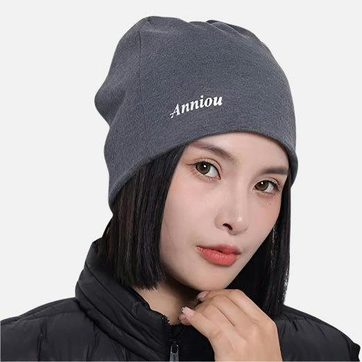 Anniou Soft Slouchy Beanie Hat - Gray - One Size(56-60cm)