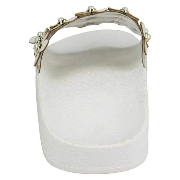Spot On Ladies Spot On Flower Trim Sliders F00089