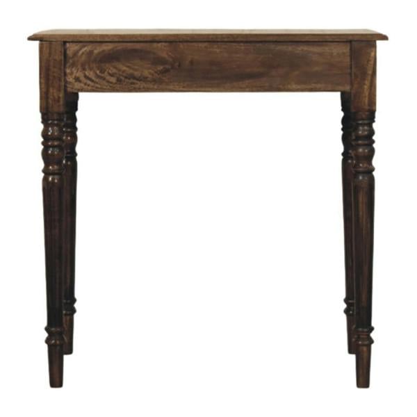 Artisan Furniture Solid Wood Heritage Turned-Leg Desk, Brown
