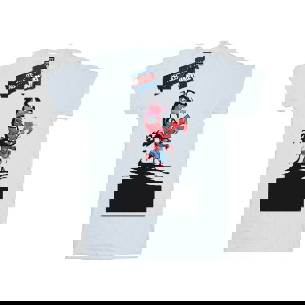 Marvel Boys Spider-Man Venom Cartoon T-Shirt - White