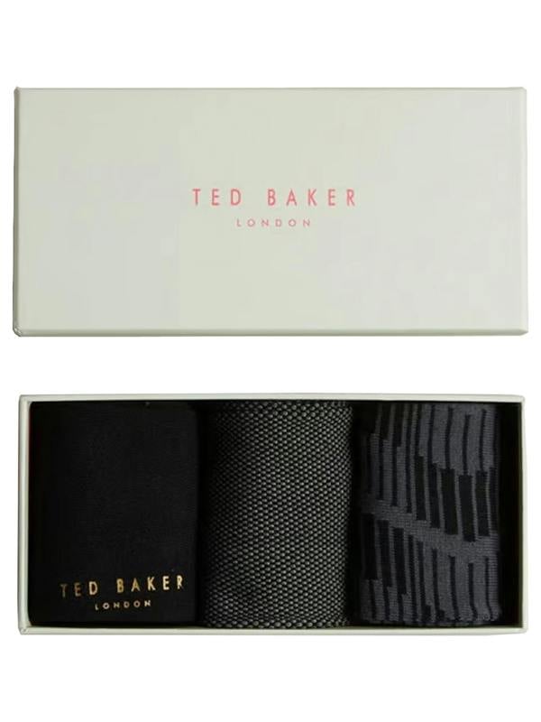 Ted Baker | Mens Crew Socks 3 Pack Gift Set