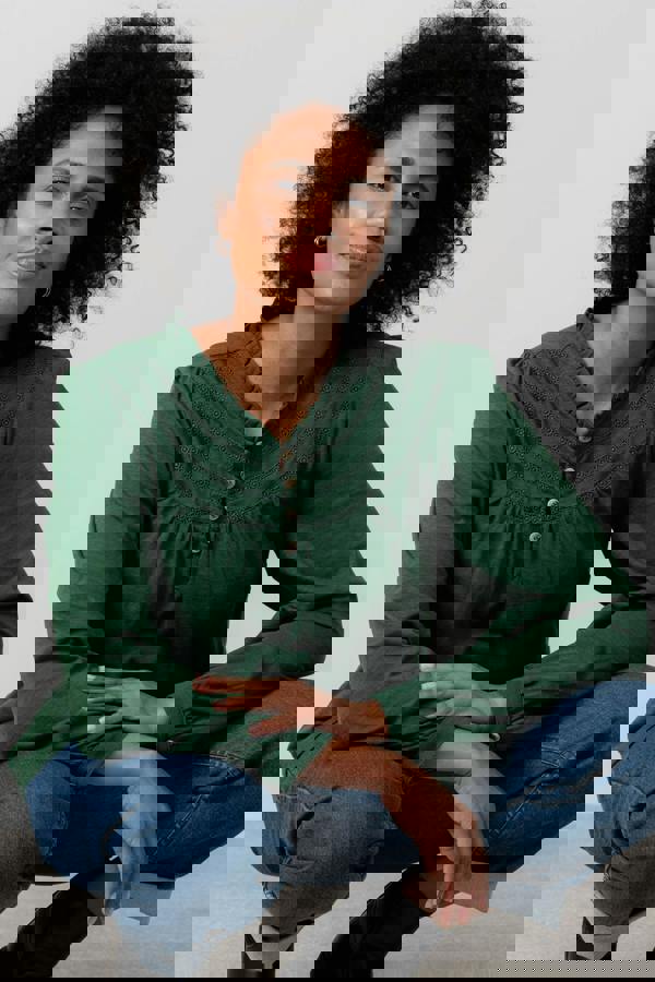 Luna Organic Cotton  Pine Green | Lily and Me Clothing