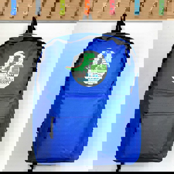 Personalised Memento Company Personalised 'Be Roarsome' Dinosaur Backpack