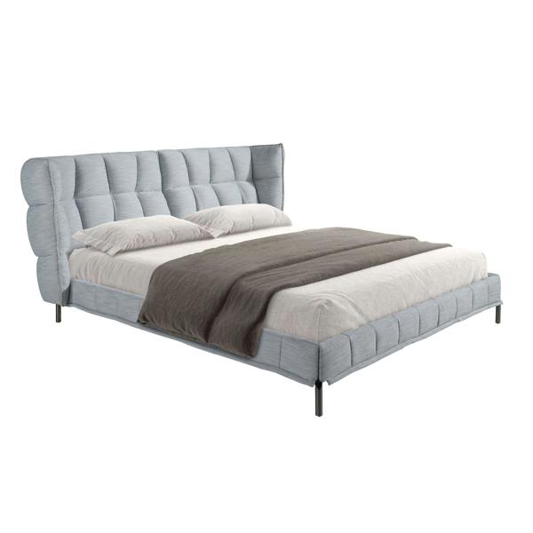 Angel Cerdá Light Bluish-grey Fabric Bed 7211