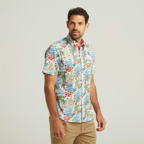Gabicci G52W08 Mens Short Sleeve Printed Shirt Gabicci Classic - SPRAY