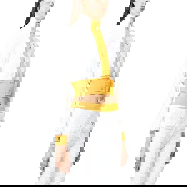 Casablanca Monogram Terry Zip Through Track Top White Jacket